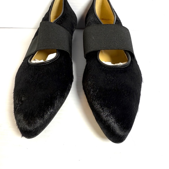 Brunate of Italy 🇮🇹 Stylish Black Fur Loafers - Picture 1 of 9